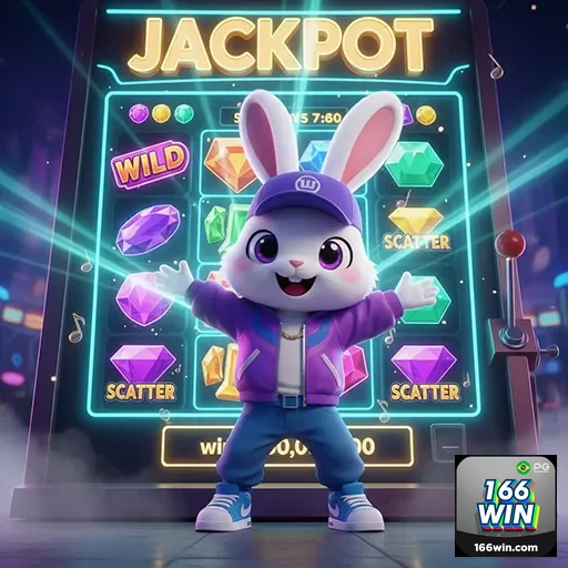 Tela de jogo de cassino móvel intuitivo no 166win